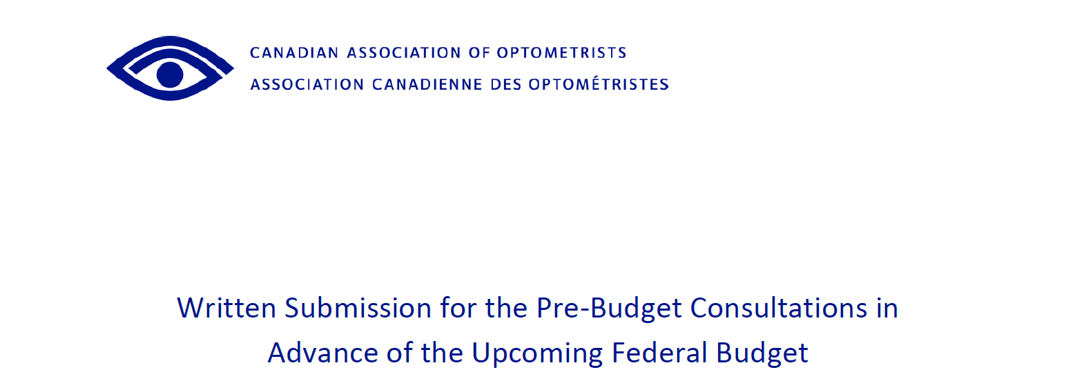 CAO Pre-budget submission Oct 2022