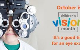 Children's Vision Month Banner
