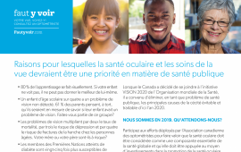 Raisons pour lesquelles la santé oculaire et les soins de la vue devraient être une priorité en matière de santé publique