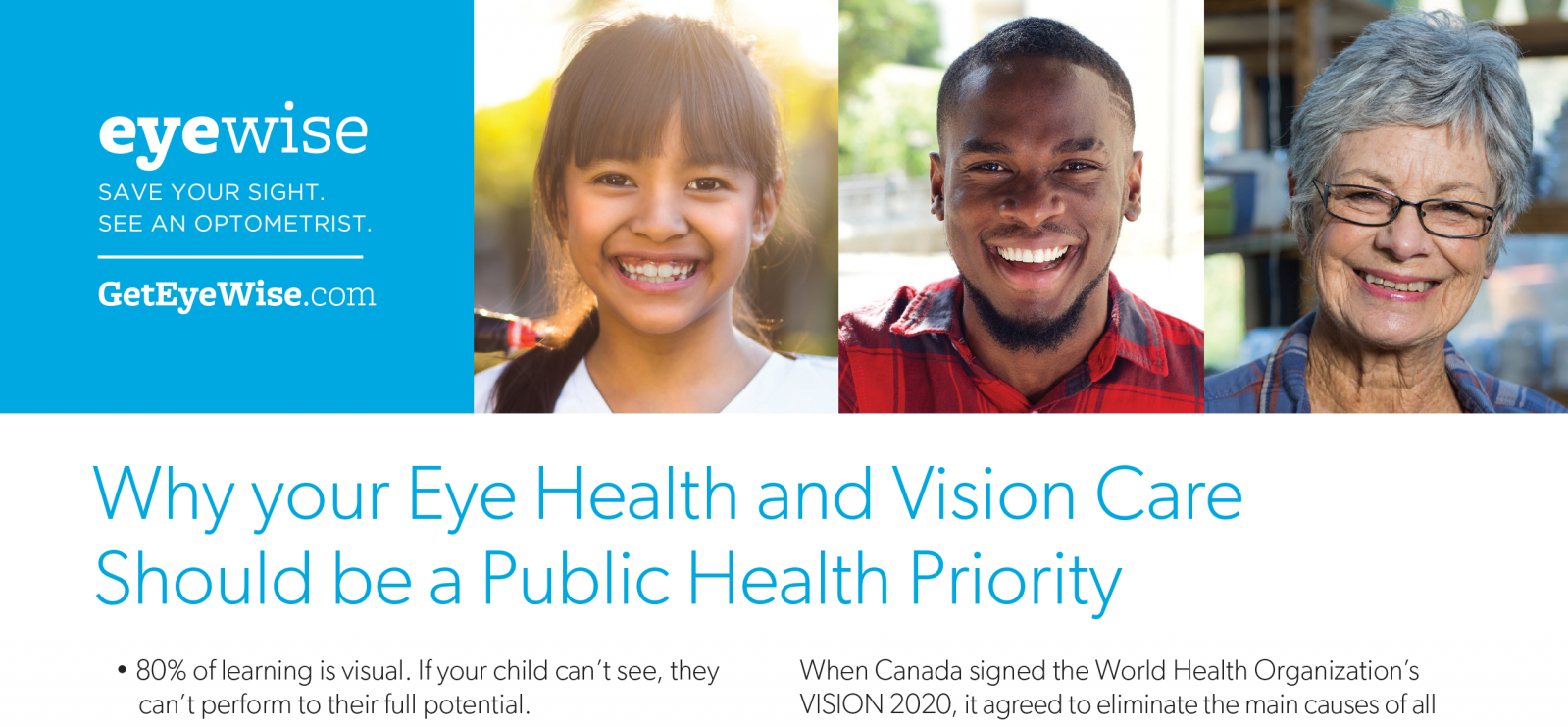 Why your Eye Health and Vision Care Should be a Public Health Priority