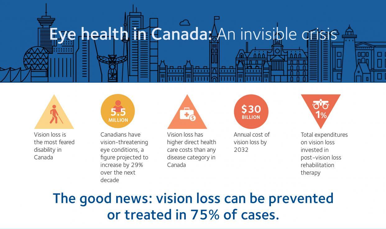Eye Health in Canada: An Invisible Crisis (infographic)