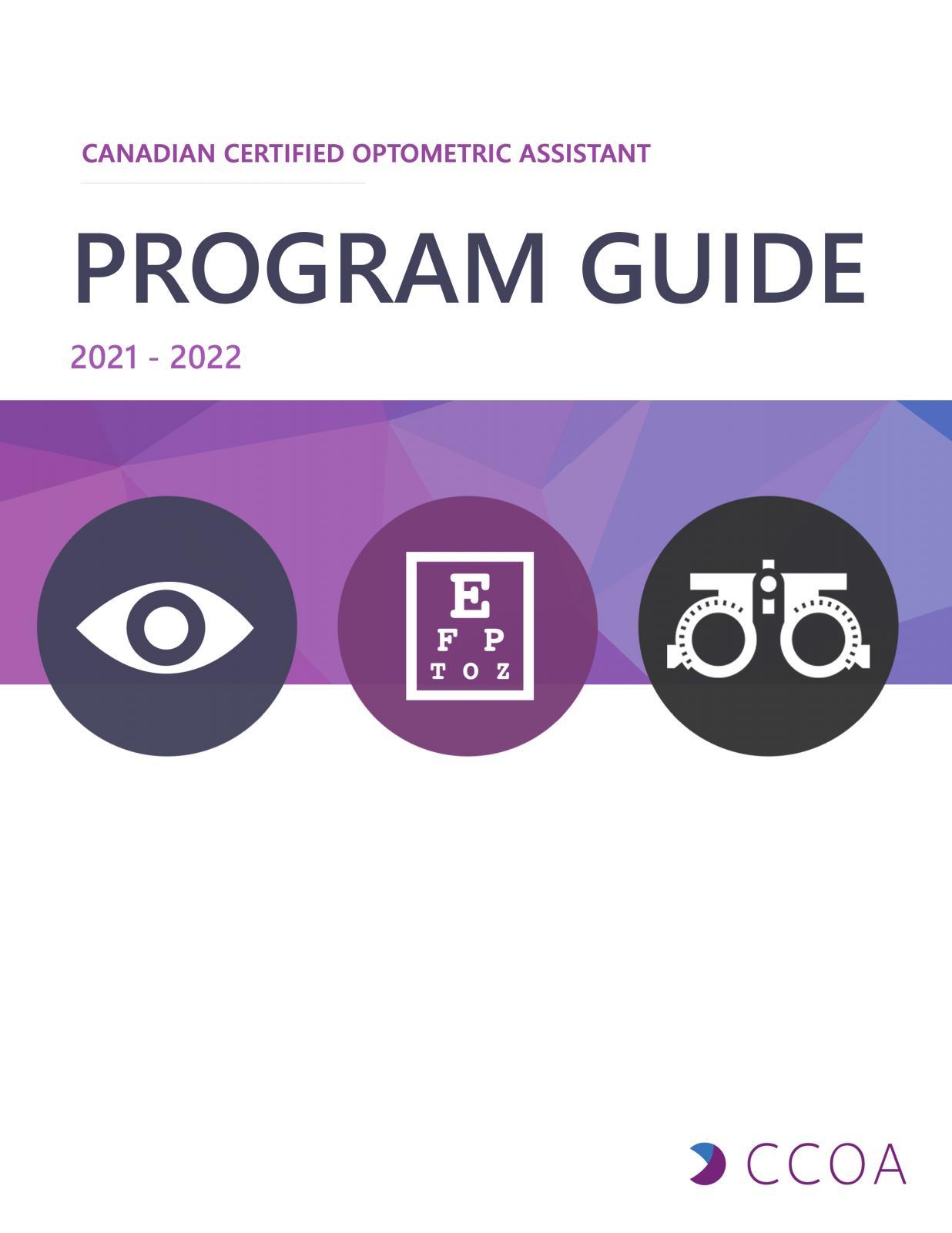 CCOA Program Guide Cover