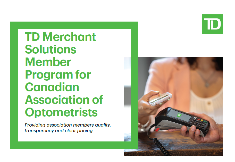 TD Merchant Solutions Member Program brochure